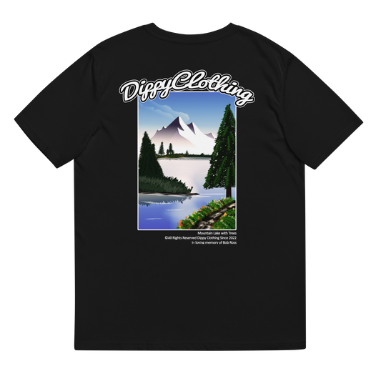 Bob Ross Style Bio-Baumwoll-T-Shirt Black