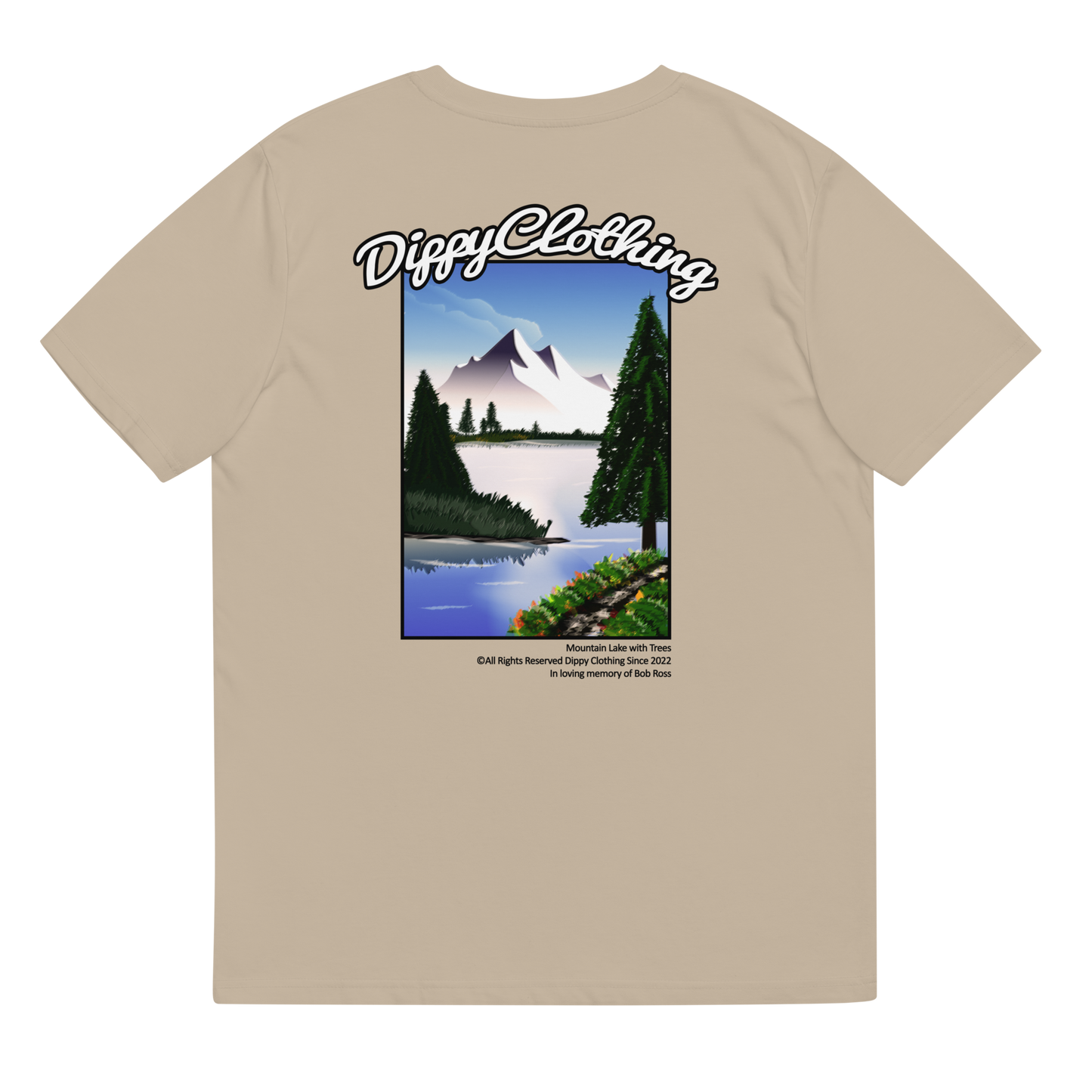 Bob Ross Style Bio-Baumwoll-T-Shirt