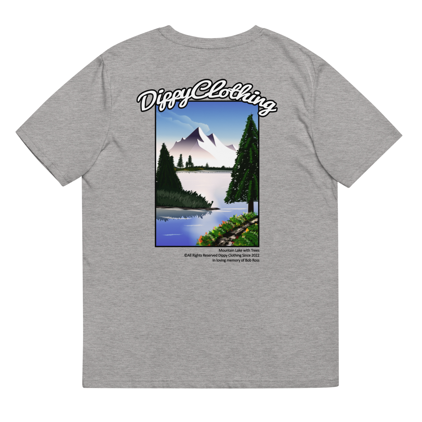 Bob Ross Style Bio-Baumwoll-T-Shirt